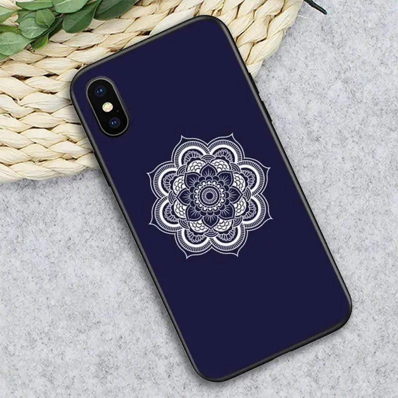 

Floral Lace Mandala Phone Case for iPhone 11 12 pro XS MAX 8 7 6 6S Plus X 5S SE 2020 XR mini