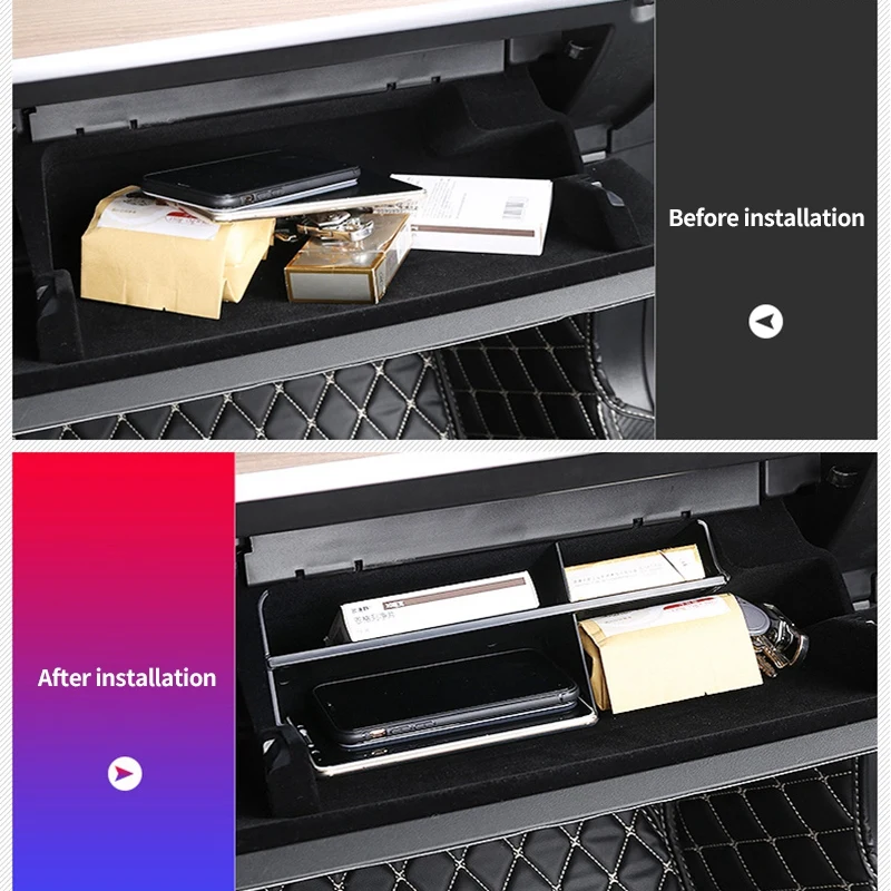 Новая-для Tesla Model 3 модель Y центральная консоль Glovebox ящик для перчаток органайзер