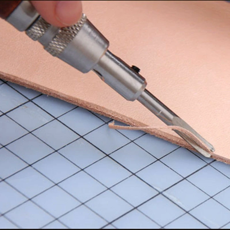 7 дюймов 1 регулируемая строчка кожевенный инструмент набор инструментов сделай