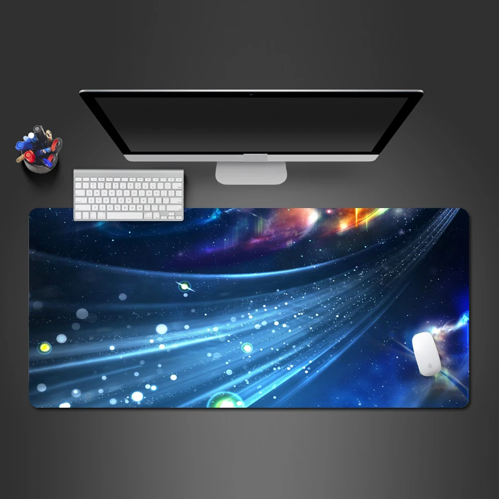 

Space Gorgeous Star Mouse Pad High Quality Gamers Large Game Pads Home Computer Keyboard Mousepad Super Cool Gaming Mouse Pad