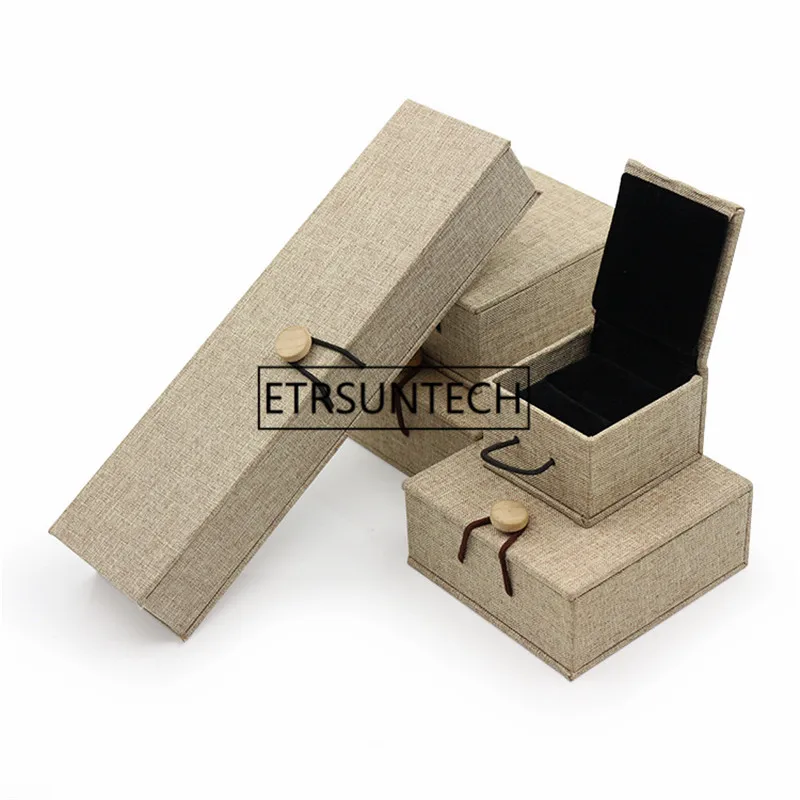 

Чехол для украшений из льняной ткани, 100 шт.