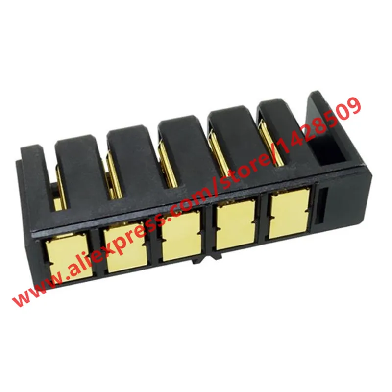 

2Pcs 5.0mm Pitch 5-pin Famale Socket Gold-plating Battery Connector Laptop Battery Holder For Medical Equipment