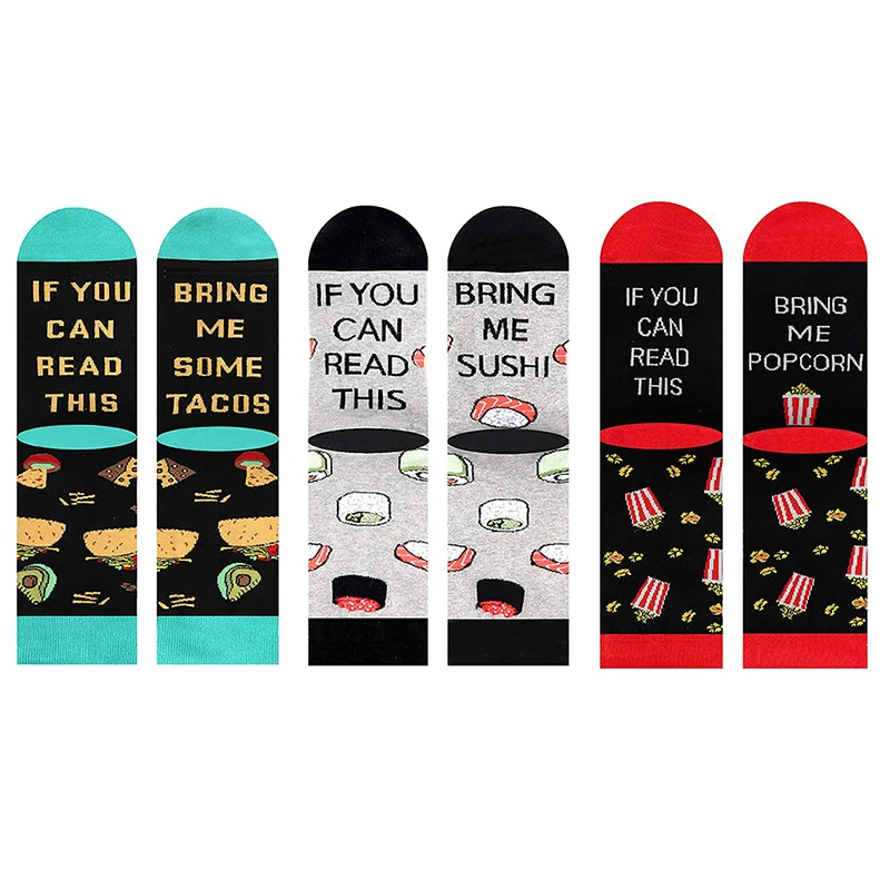 

2020 Halloween Christmas Gift Sock Funny Socks If You Can Read This Socks Autumn Spring Winter Knee-high Home Sports Scoks