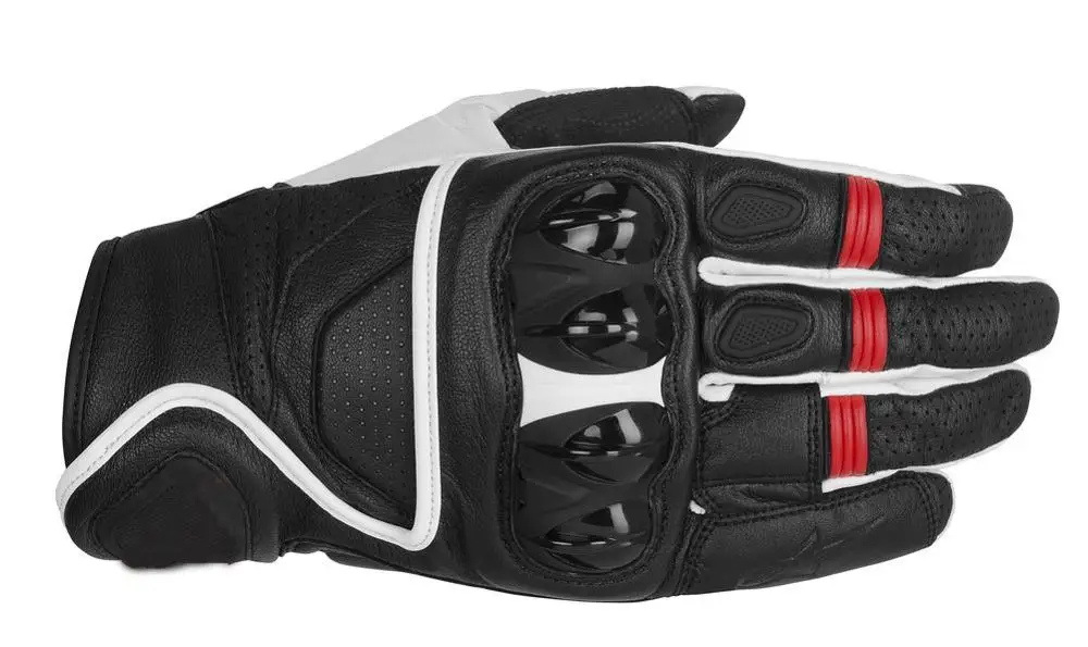 Alpine Мотокросс S1 Гонки перчатки мотоциклетные кожаные Guantes luva motociclista с жесткими