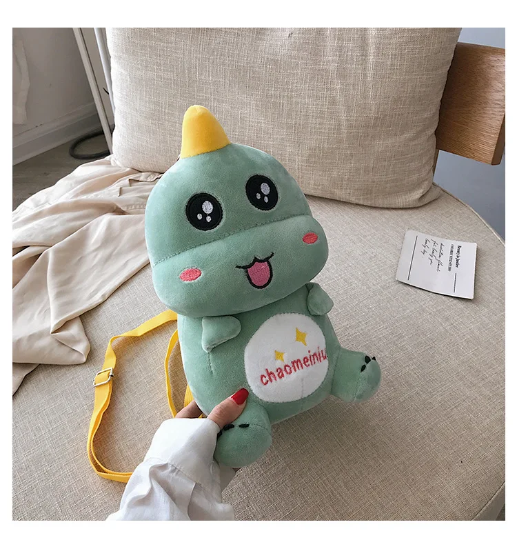 Горячая динозавр Плюшевый Рюкзак Kawaii Динозавр мир плюшевые животные сумка на плечо милые дети портмоне плюшевые игрушки подарок на год