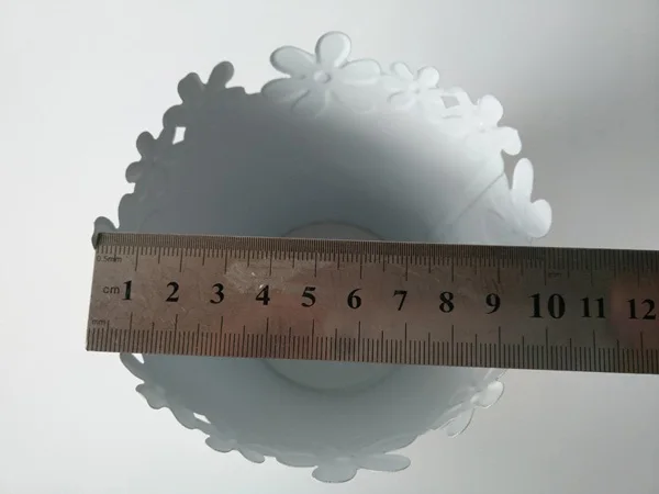 10 шт./лот D10XH10CM мини ваза Маленькая горшки железные Свадебные украшения белый