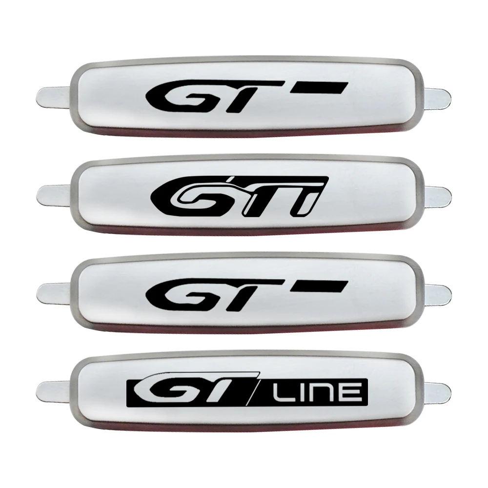 Эмблема для тюнинга сиденья Peugeot GT line GTI Sport 106 206 306 406 408 3008 2008 4008 307 207 Металлическая
