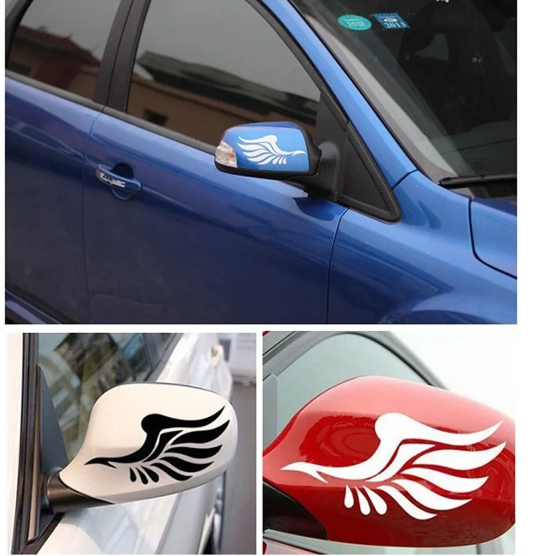 Ангел хранитель с крыльями Красивая светоотражающие наклейки для автомобиля
