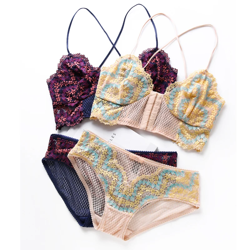 Новый комплект ультратонкого кружевного нижнего белья Norns в европейском и