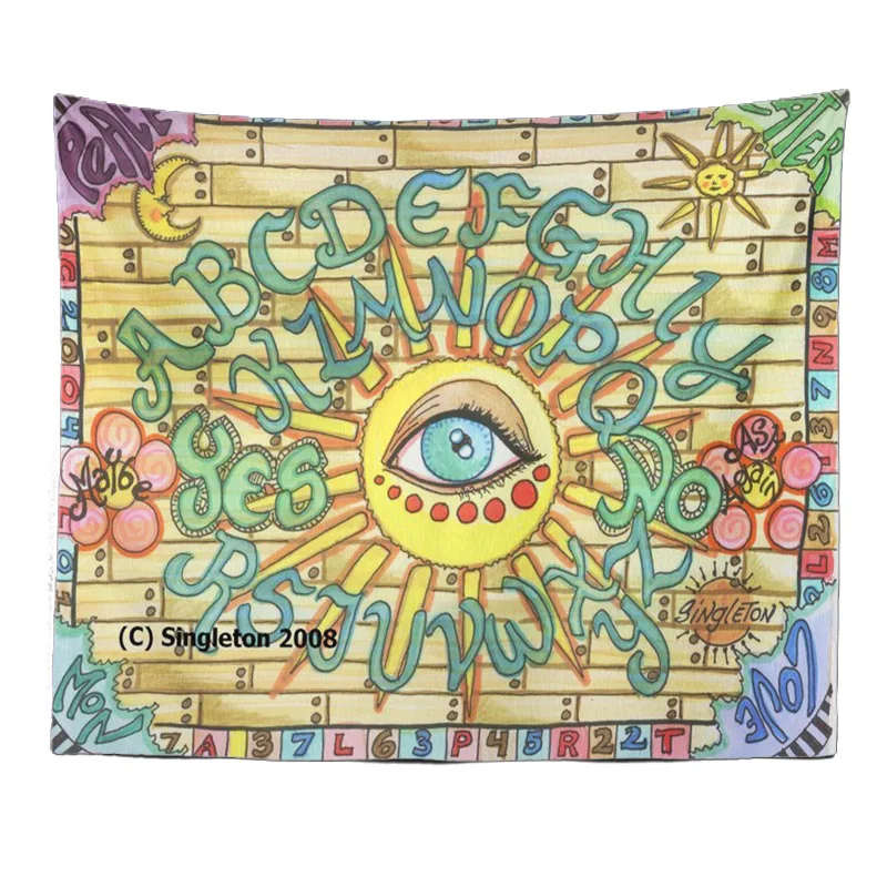 Мир психоделический гобелен настенный муур tapijt Новое поступление декор для