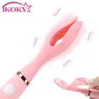 Зажим для сосков Зажим для клитора вибромассажер 10 дюймов для точки G Интимная игрушка для женщин и пар