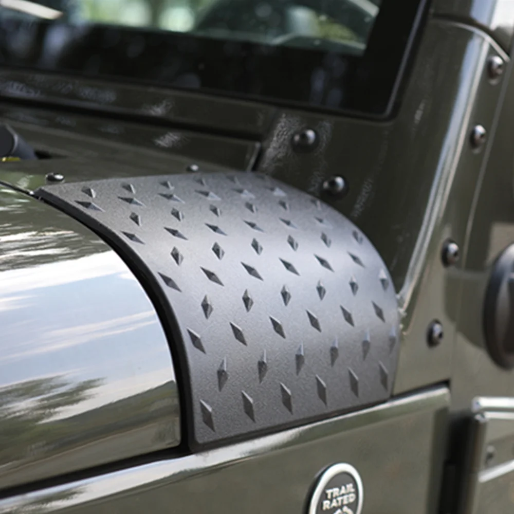 ALWAYSME 2PCS-Pack JeepWrangler капот Броня корпус Броня капот угловая защита