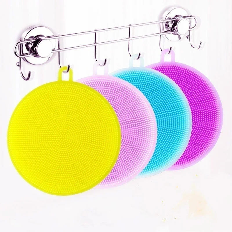 Скребок для мытья посуды силиконовая чаша Чистящая Щетка тряпичная губка