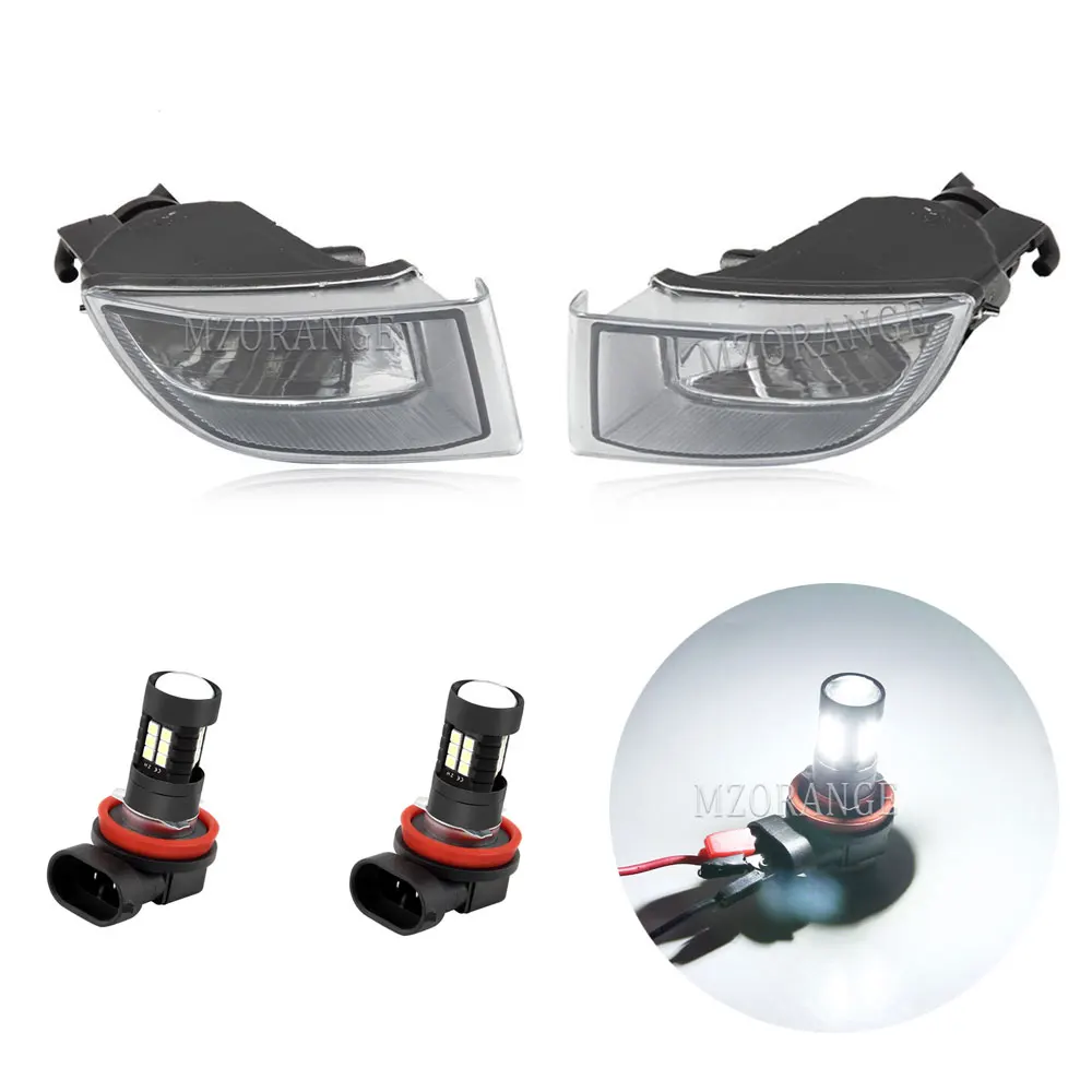 Fog Lights Headlight Led Light for Toyota Land Cruiser Prado 120 2002-2009 Halogen Lamp LED Foglights Driving | Автомобили и