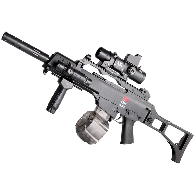 Электрический ручной водяной пистолет G36C двухрежимный для детей винтовка игр на