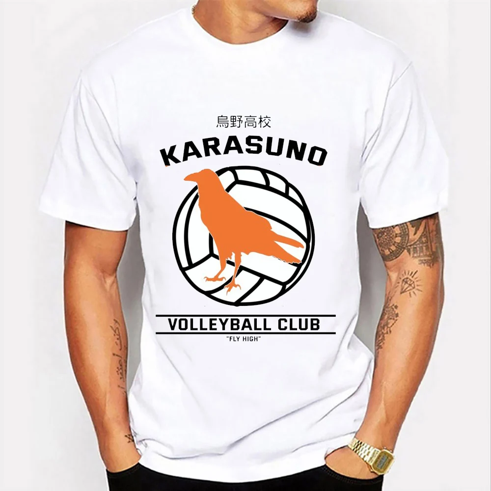

ОЯ Haikyuu футболка Fukurodani Volleyball Club футболки, летняя свободная футболка футболки топы с круглым вырезом, футболка с короткими рукавами