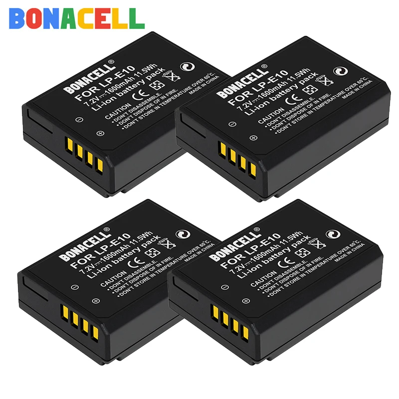 LP-E10 LP E10 Digital Camera Battery + Dual LCD Charger for Canon Rebel T3 T5 T6 Kiss X50 X70 EOS 1100D 1200D 1300D | Электроника