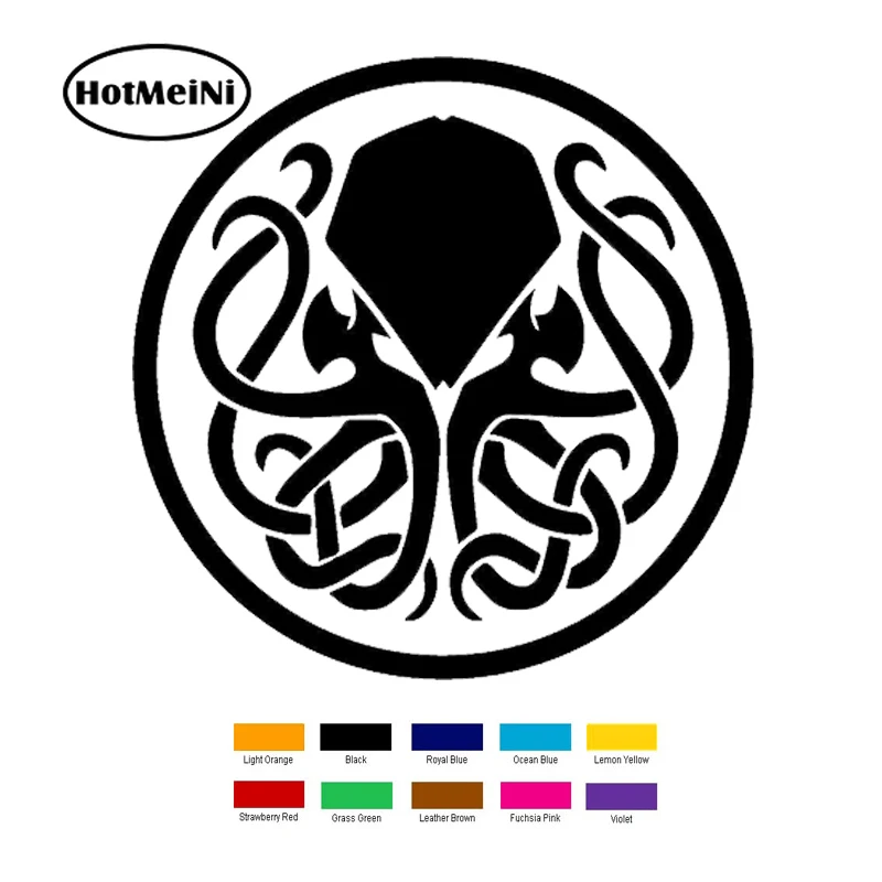 HotMeiNi 15 см x Cthulhu значок символическая наклейка на автомобиль для грузовика окна