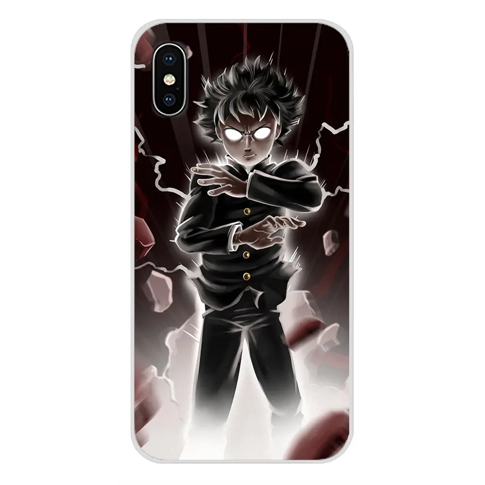 Прозрачный чехол из термополиуретана с мешок Mob Psycho (милый чудак 100 аниме для HTC One