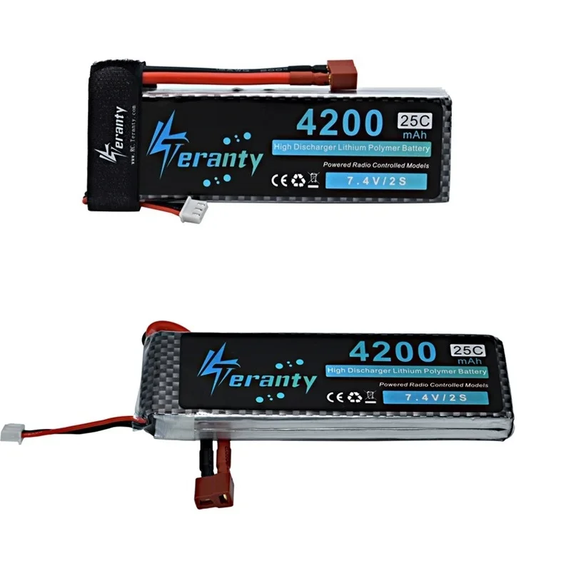 4200mAh 2s 3s 4S 3,7 v 7,4 v 11,1 v 14,8 v перезаряжаемый аккумулятор для Радиоуправляемый Дрон, автомобиль робот лодка игрушка 11,1 v Lipo батарея 22,2 v 4200ma