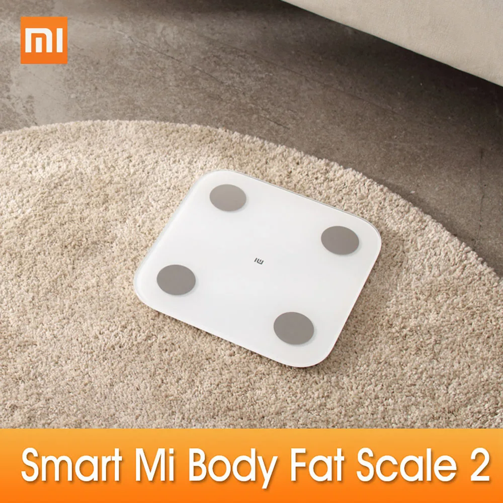 

Xiaomi Mi mijia Smart Body Fat Composition Scale 2 Bluetooth Balance Test 13 Body Date BMI Health Weight Scale LED Display