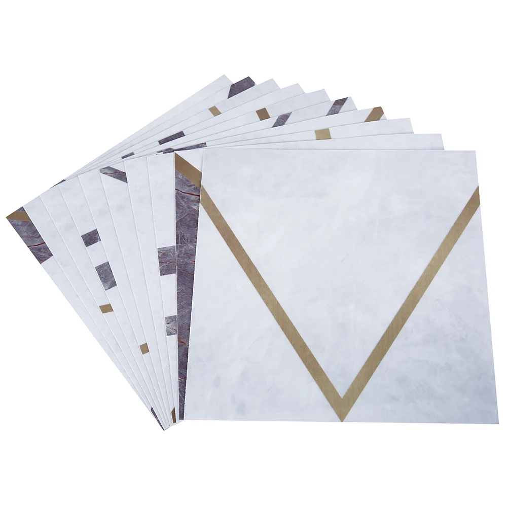 

1X10PCS tile stickers are used to decorate TV background walls bedroom walls,floors, living rooms, houses, offices, shops, cafes