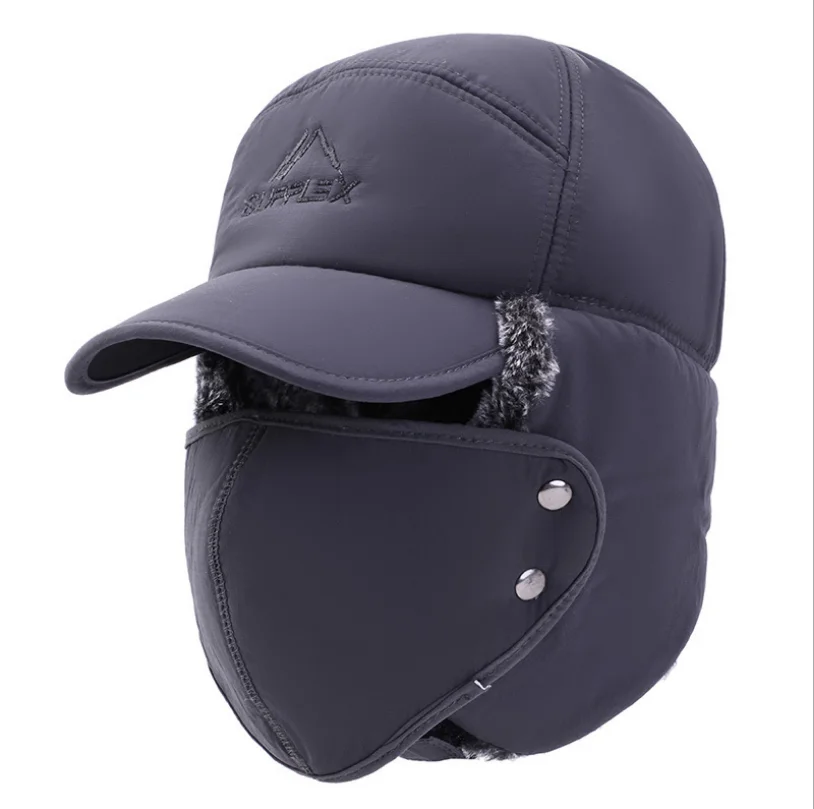 2018 Новая зимняя мужская \ женская теплая Кепка для улицы Рыболовная Шапка