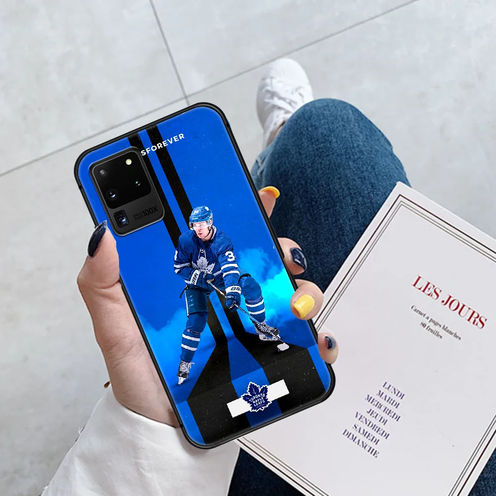 

Matthews Hockey Ice Phone Case Cover Hull For Samsung Galaxy S 6 7 8 9 10 e 20 Edge Uitra Note 8 9 10 Plus black Waterproof