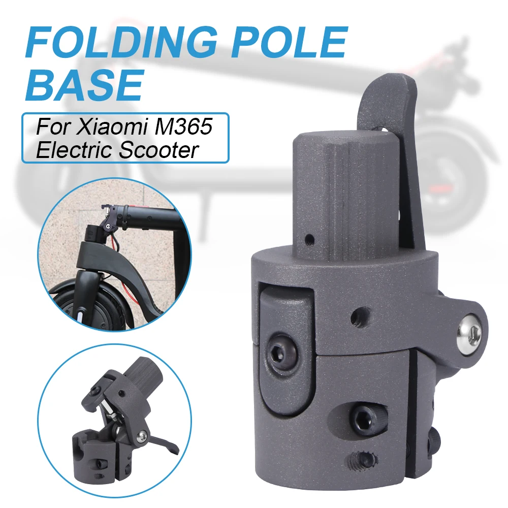 

for Xiaomi M365 Folding Pole Lock Screw Electric Scooter Accessories Durable Folding Pole Base for Xiaomi Electric Scooters