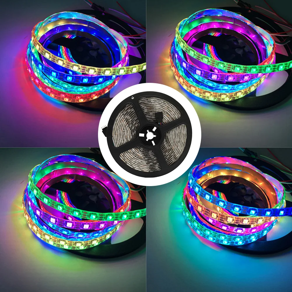 

Светодиодные ленты с контроллером, меняющие цвет, RGB музыка, IP65, для украшения дома и дома, комнатные и уличные праздвечерние чные принадлежн...