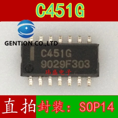 10 шт. UPC451G2 обрамление шелкотрафаретной печатью C451G SOP14 плитки в наличии 100% новый и оригинальный