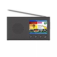 mini portable dab receiver fm radio bluetooth 4 2 music player support 3 5mm stereo audio output function