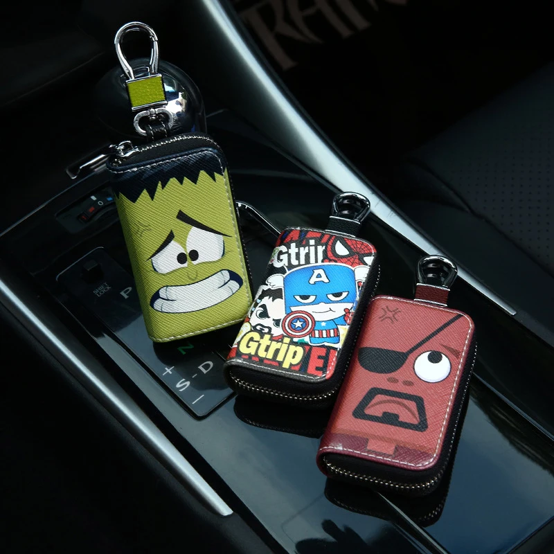 Чехол для ключей автомобиля Super Hero чехол из искусственной кожи универсальная