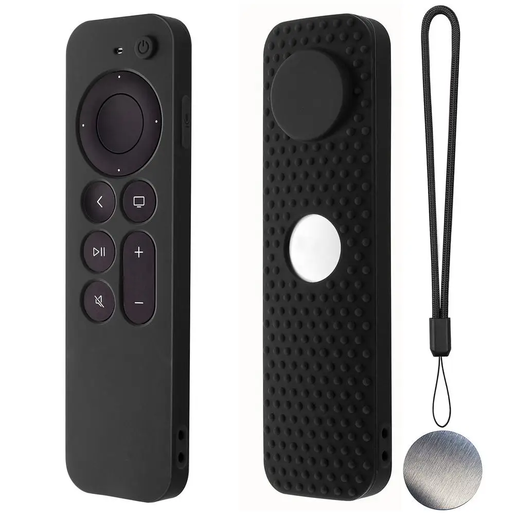 2021 Remote Case For Apple-Siri Remote 2nd Gen Protective Anti-Slip Durable Silicone Shockproof Cover For Apple-4K TV