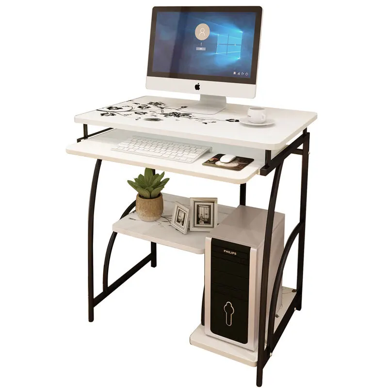 Матовый простой настольный компьютерный стол высококачественный однотонный