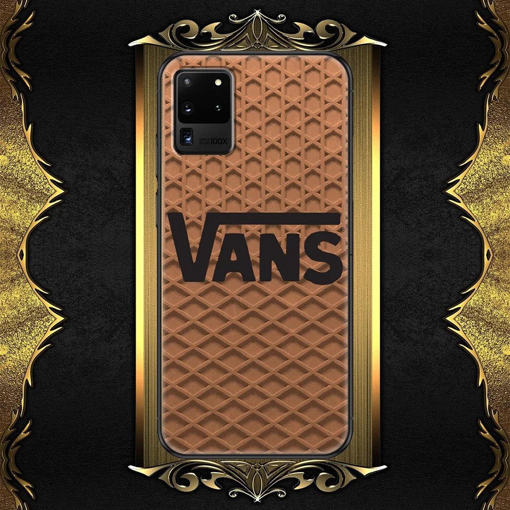 

Skateboard Brand Vans-compatible Phone case For Samsung Galaxy Note 4 8 9 10 20 S8 S9 S10 S10E S20 Plus UITRA Ultra black pretty