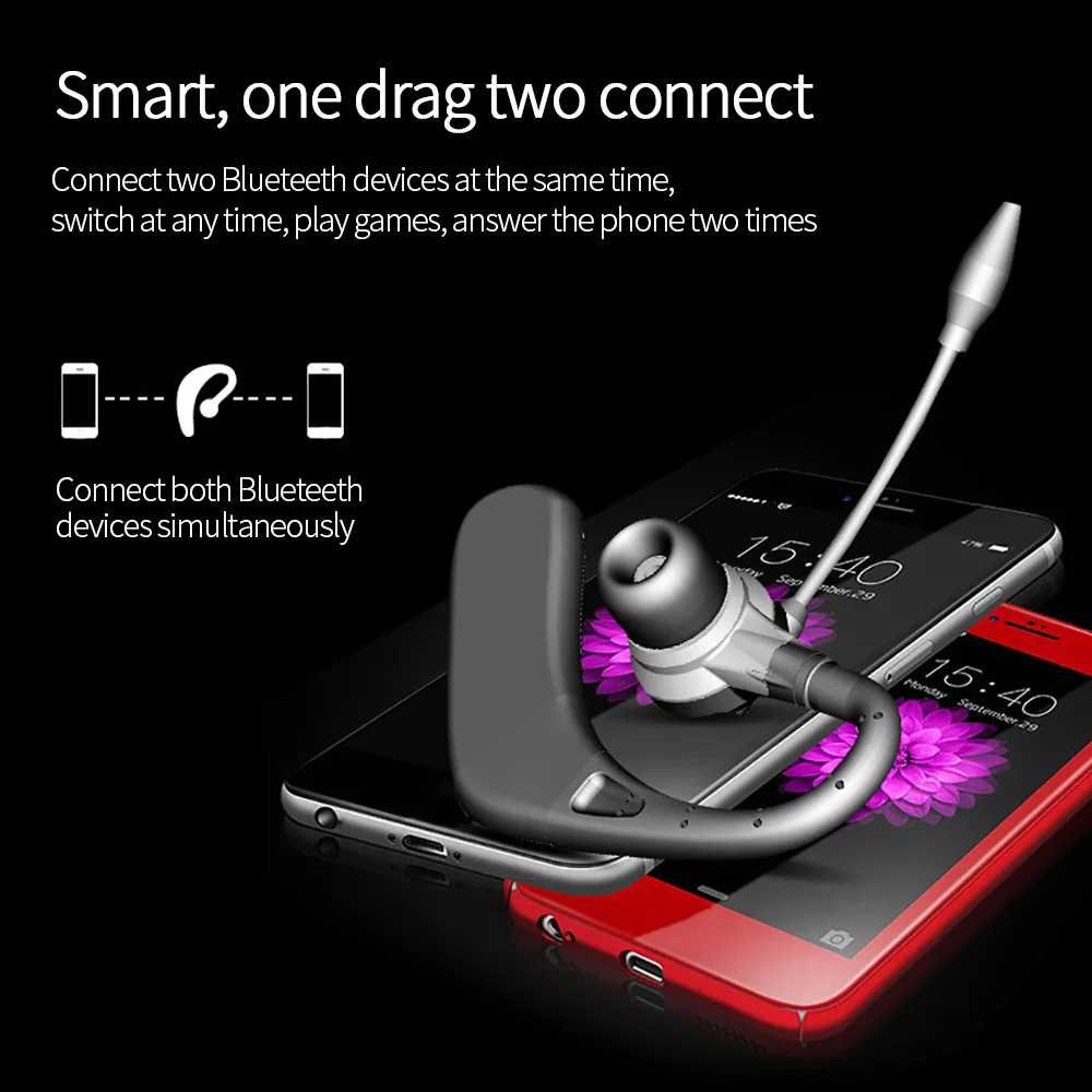 Беспроводные Bluetooth-наушники с микрофоном для IPhone Samsung Iphone | Электроника