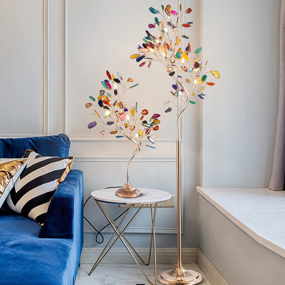 Постмодерн Агат настольная лампа скандинавский роскошный отель светодиодный