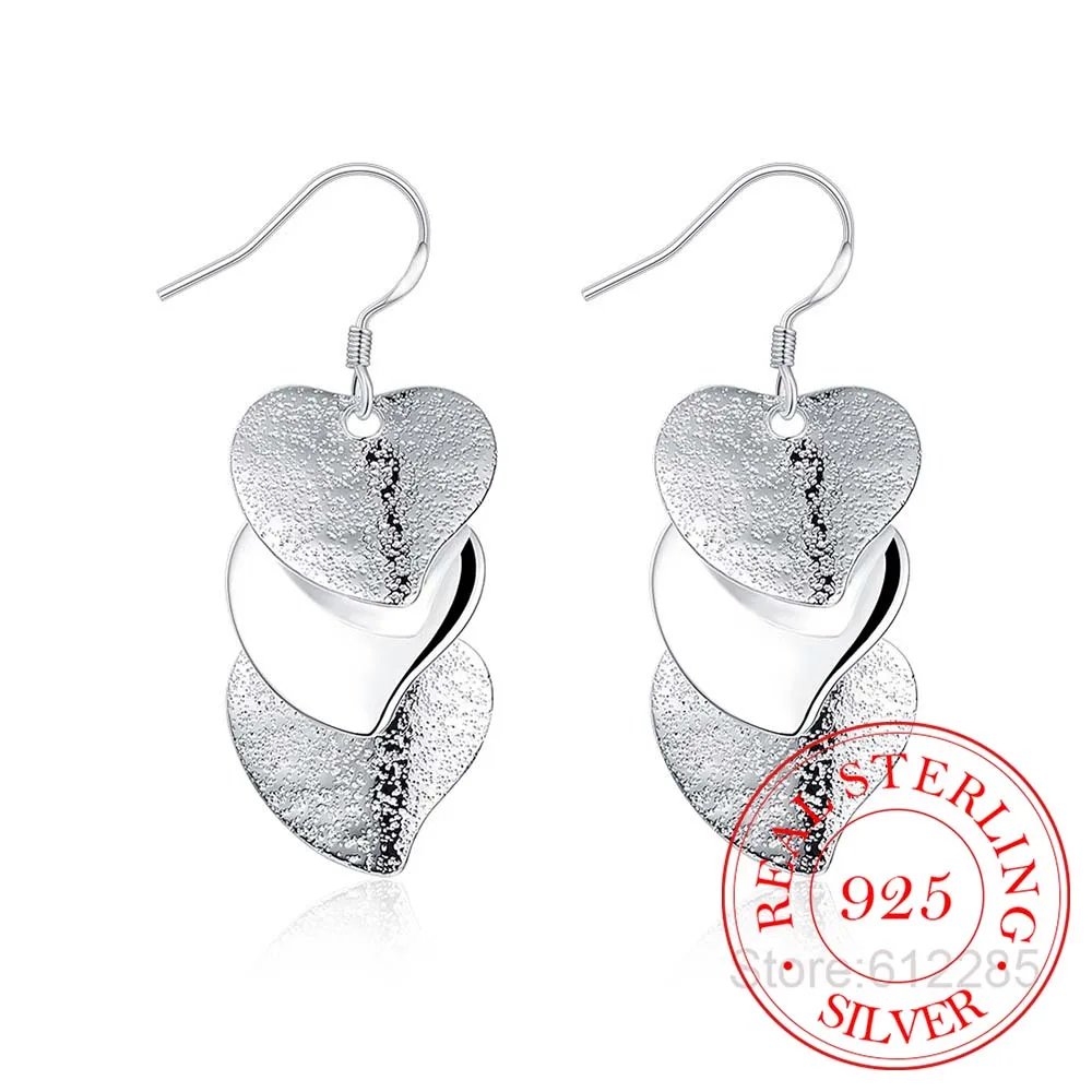 Серьги из серебра 925 пробы ювелирные изделия для свадебной вечеринки корейские