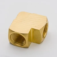 1pcs legines brass pipe fitting 90 degree barstock elbow 14 38 npt female thread plumb water gas connector