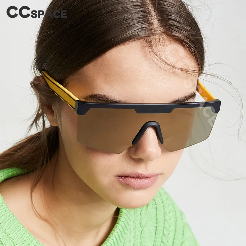 Очки солнцезащитные мужские/женские с квадратными линзами UV400 большие защитой от