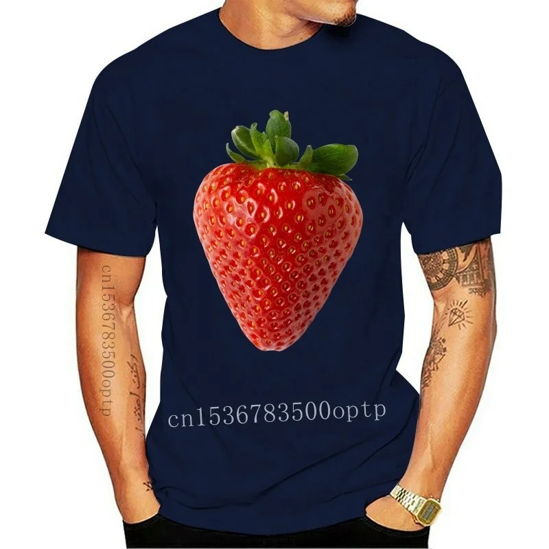 

New Strawberry T-Shirt 2021 Men T-Shirt Loose Clothes Cheap Tees