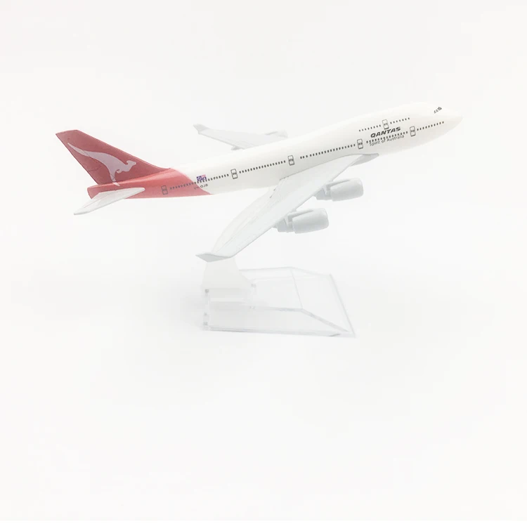 16 см 1/400 масштаб Qantas Airways Boeing B747 400 модель самолета Австралийский кенгуру Airlines| |