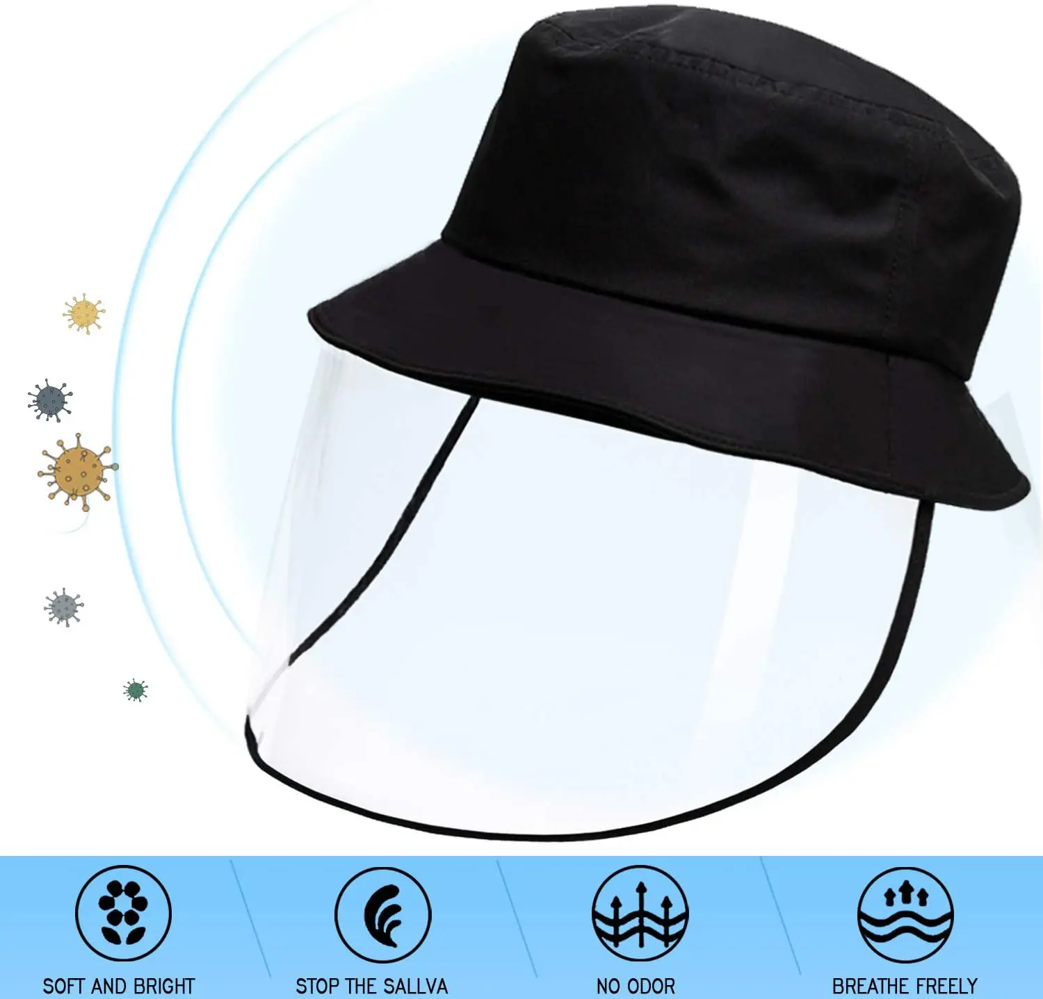 Защитная маска для лица с защитой от брызг и 24 часа | Дом сад