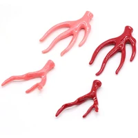 natural coral pink tree branch beads 24 forks crafts for jewelry makingdiy necklace bracelet earring accessory charm women gift