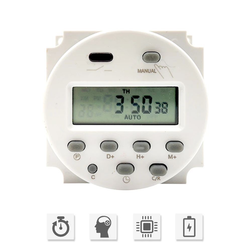 KKMOON цифровой программируемый таймер с обратным отсчетом мини управлением
