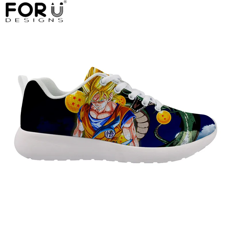 HMA660Z42 FORUDESIGNS/повседневная мужская обувь; Лидер продаж; аниме Dragon Ball Z; Супер Кроссовки для мальчиков-подростков; классические дышащие туфли на плоской подошве со шнуровкой; Zapatos - Цвет: HMA660Z42