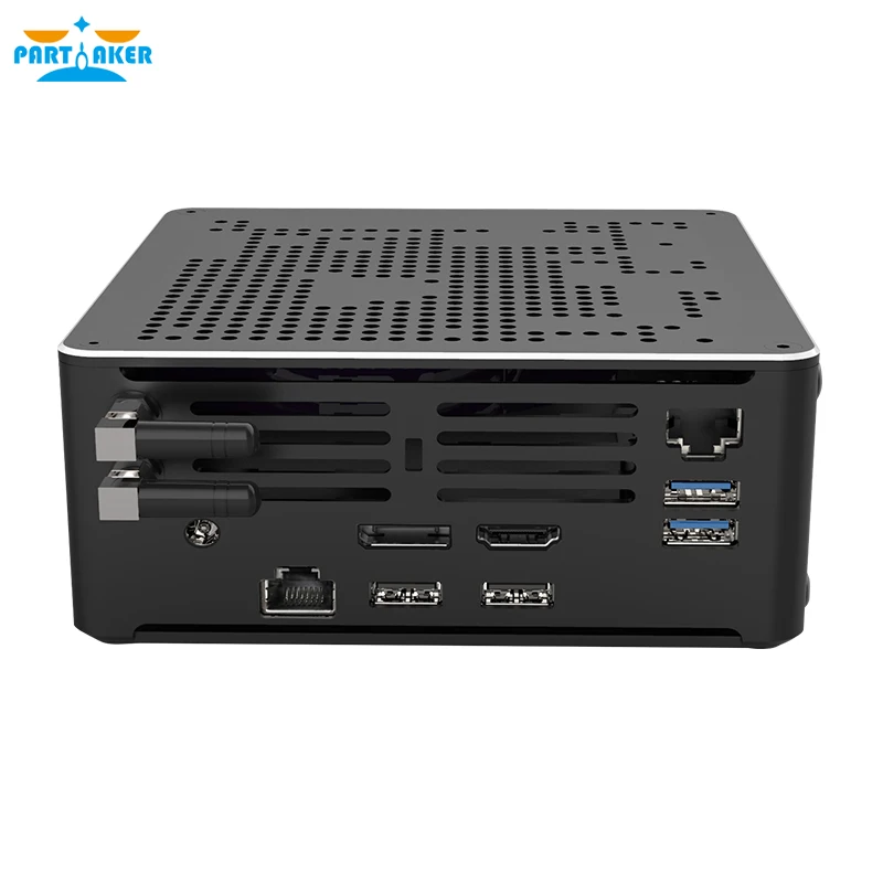 Partaker Mini Gaming PC Intel Core i9 9980HK 8 Cores 16 Threads Desktop Computer 2*DDR4 2*M.2 NVMe Win10 Pro 4K HTPC HDMI DP | Компьютеры