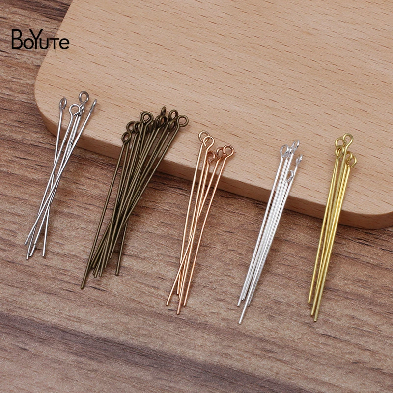 

BoYuTe (100 Gram/Bag) 20-24-25-30-35-40MM Длина металлическая Латунь 9-образные штифты материалов собственными руками Сделай Сам базовые аксессуары