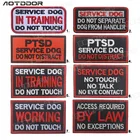 Вышитые нашивки PTSD для тренировки собак K 9, тактический l военный значок для животных сбруя-жилет, поводки